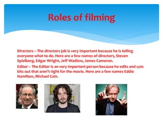 Film industry | PPTX | Screenwriting | Content Production