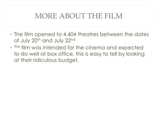 Film industry research ollie