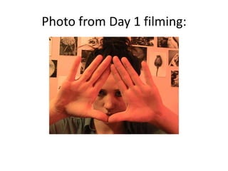 Photo from Day 1 filming:
 