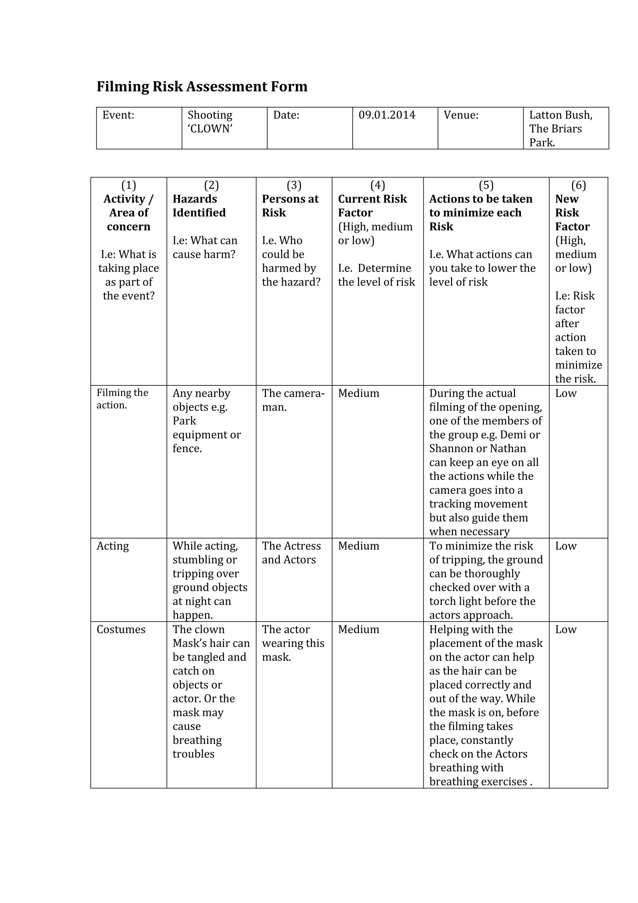 filming-risk-assessment-form-pdf