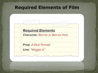 Required Elements of Film
 