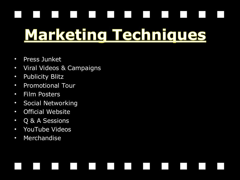 Marketing Strategies for Film Promotion Film Marketing Services