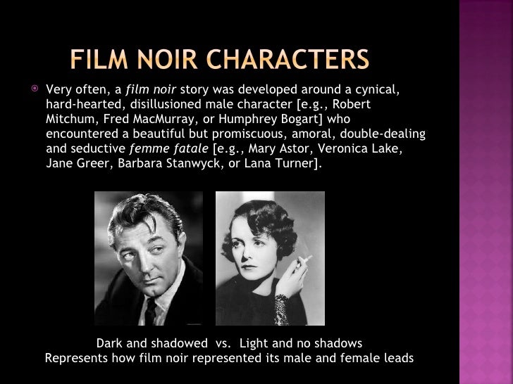 film noir and chiaroscuro lighting