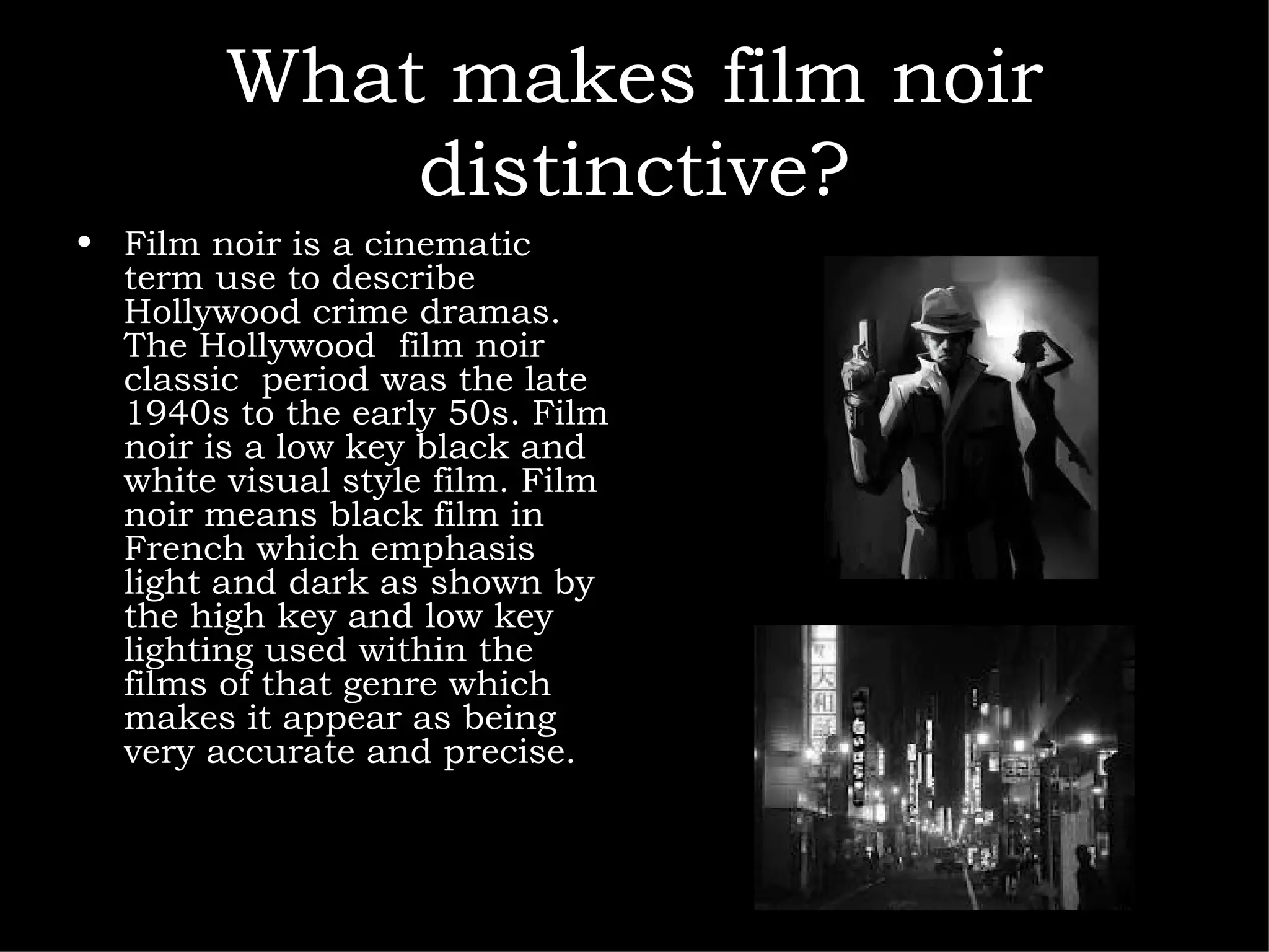 Film noir | PPT