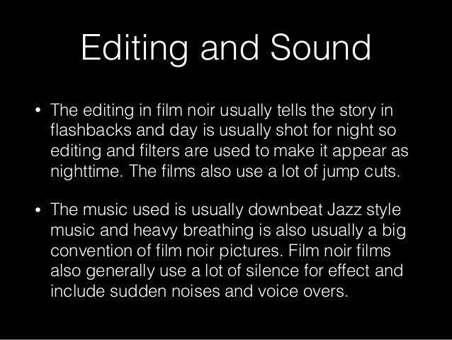 Film Noir Film Essay - Words | Cram essay about film noir