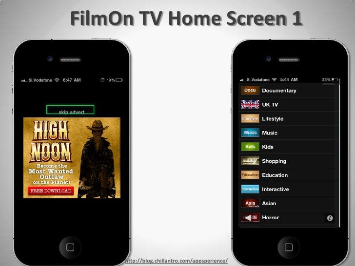 FilmOn TV iPhone App