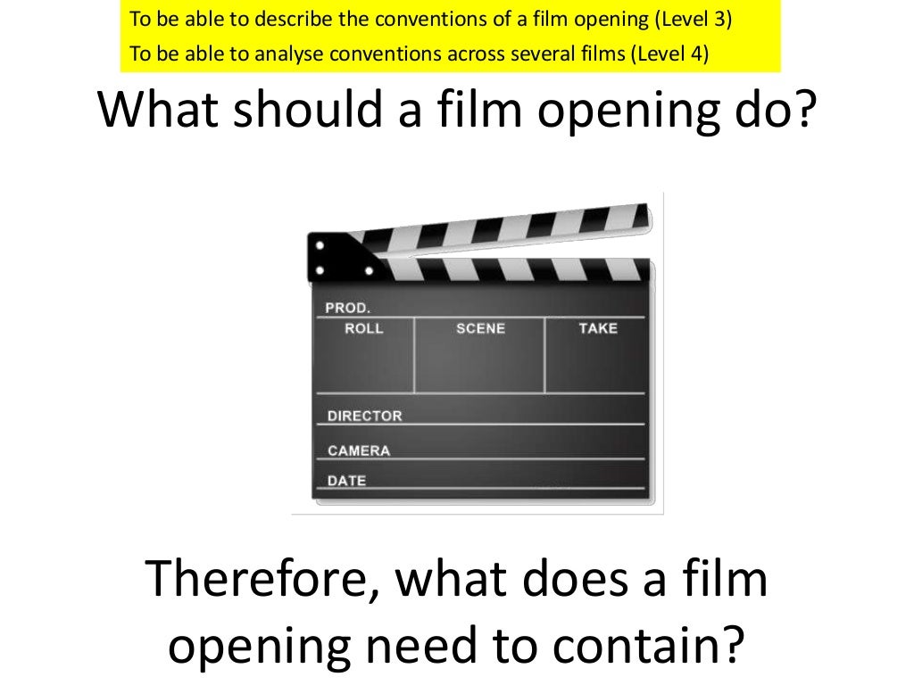 Film Openings
