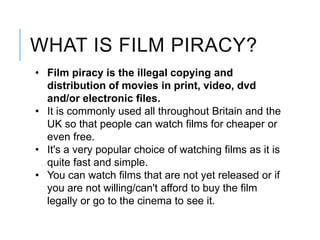 Film piracy PPT