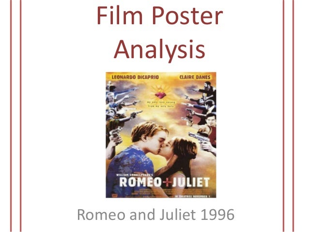 Film poster romeo and juliet film analysis