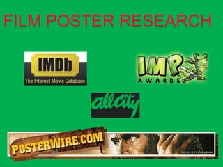 FILM POSTER RESEARCH 