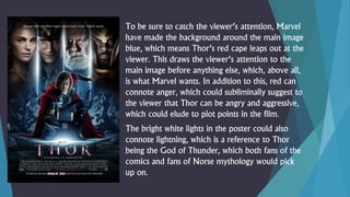 Film Poster Analysis - Thor | PPTX