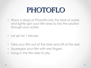 Exposure Develop Process Film Exposure and Developing Process | PPT