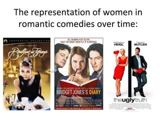 The representation of women in romantic comedies over time: 
