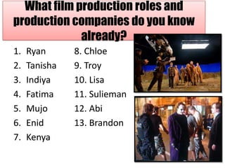 Film production introduction | PPTX
