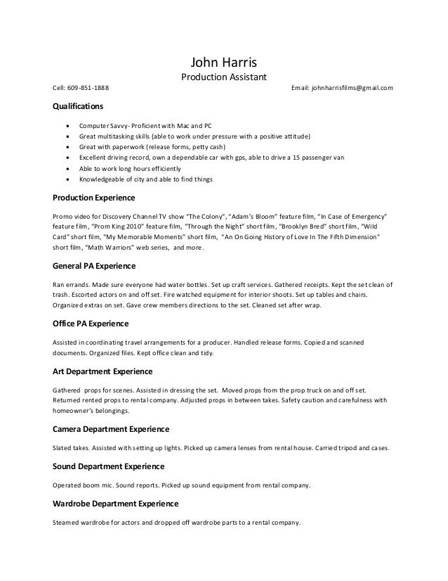 Film Production Resume 40 Simple Film Production Resume Film Production Resume 40 Simple Film Production Resume