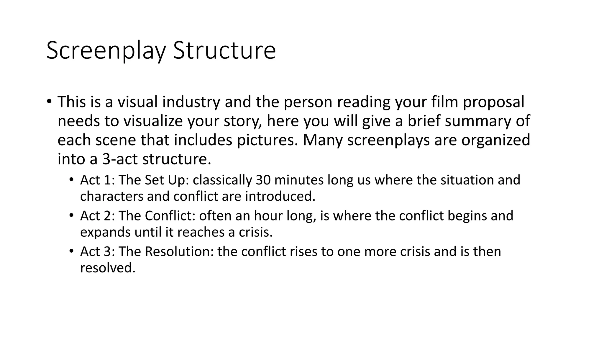 Film proposal | PPTX