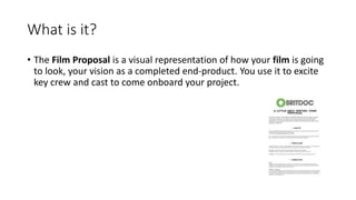 Film proposal | PPTX