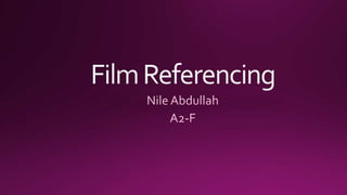 Film Referencing A2
