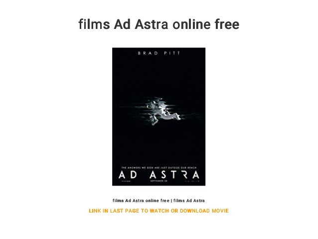 watch ad astra online free