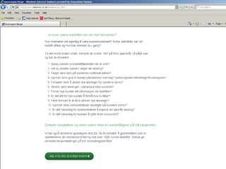 Markedsorientering - filmsnutt