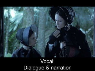 Sources of film sound
Where does the sound come from?
 