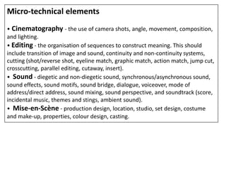 Introduction to Film Studies | PPTX