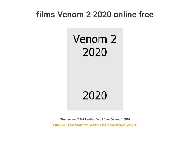 venom online free to watch