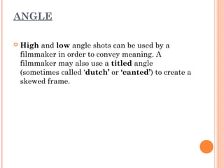Film Techniques Revision | PPT