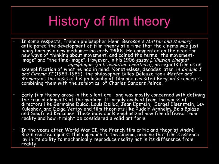 Film Theory