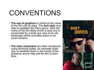 WJEC AS Media - Film trailer codes and conventions | PPTX