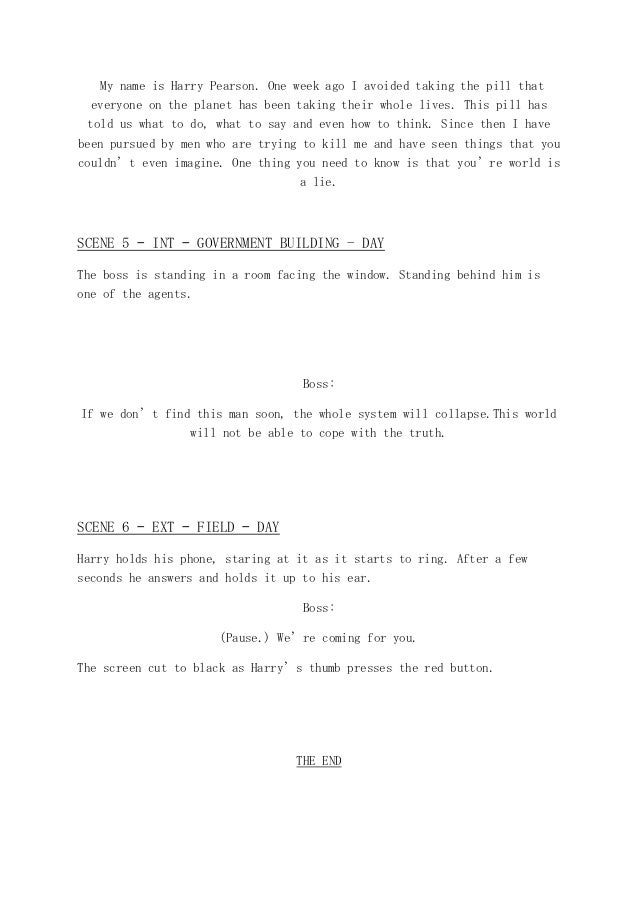 film trailer script