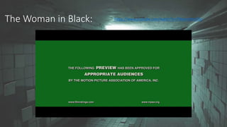 The Woman in Black: https://www.youtube.com/watch?v=7lReemWmO5o
 