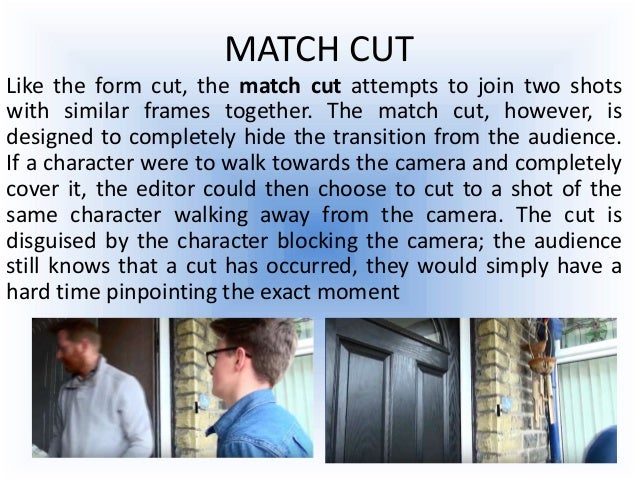 film transition form cut film