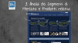 3. Analisi dei Segmenti di
Mercato e Prodotti relativi
  www.
 