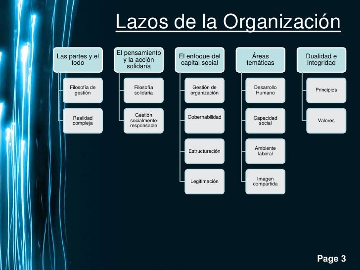 Filosofia y Lazos de la organizacion