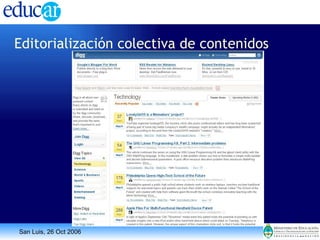 Editorialización colectiva de contenidos 
