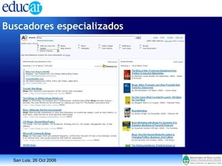 Buscadores especializados   