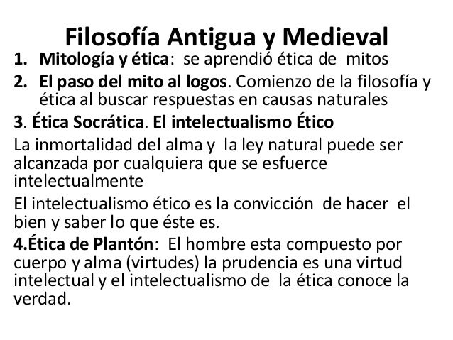 Diferencia Entre Filosofia Antigua Y Medieval