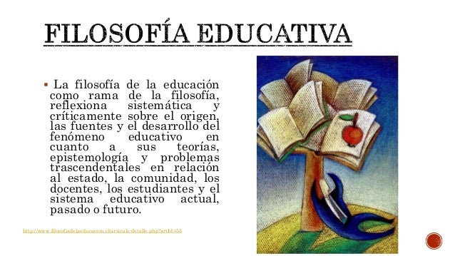Filosofía de la educación