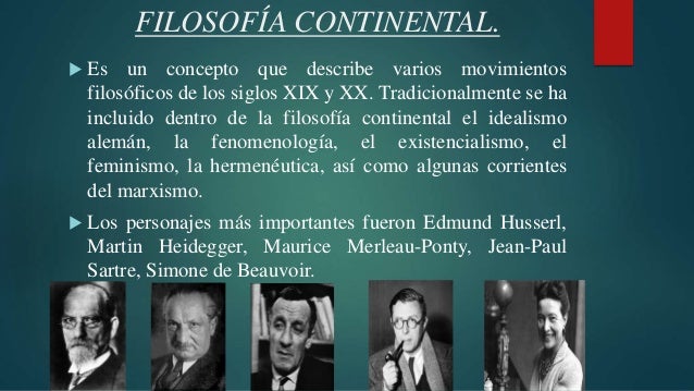 Filosofía del siglo xix y xx