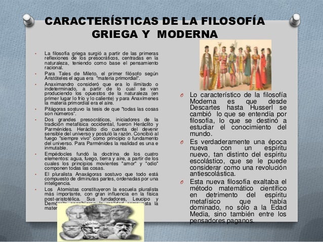 Diferencia Entre Filosofia Antigua Y Medieval