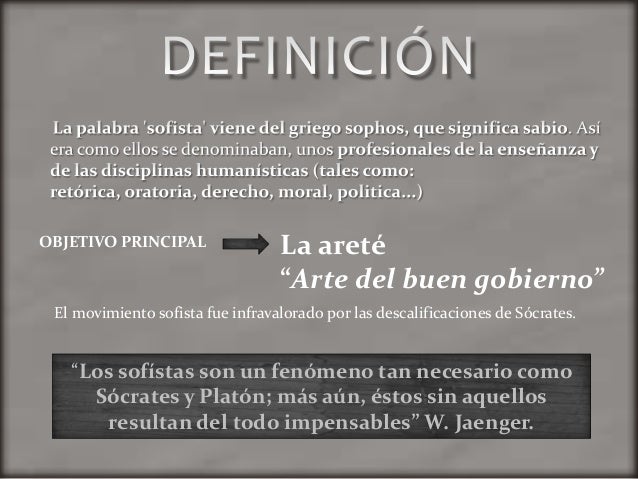 Filosofía politica, sócrates y los sofistas