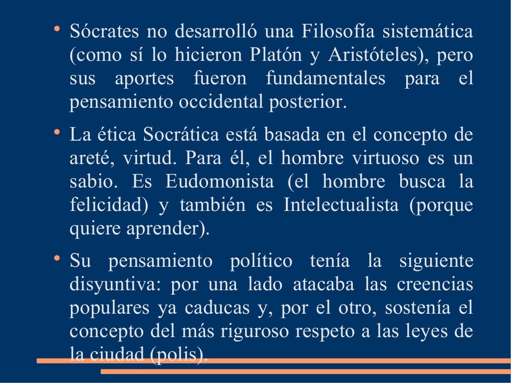Filosofía socrática Filosofía socrática