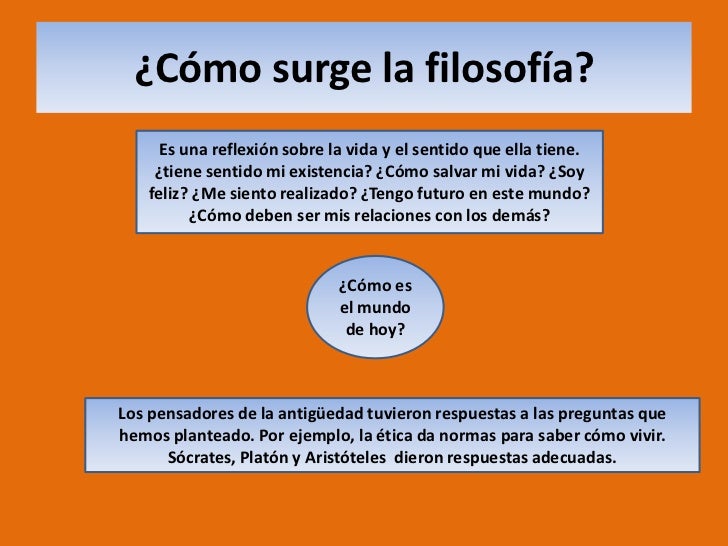 Filosofía y ética i