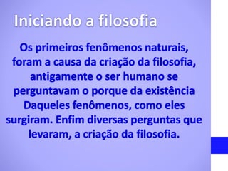 Filosofia  6- ano
