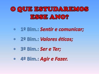 Filosofia   7º ano - aula 01 - 2012