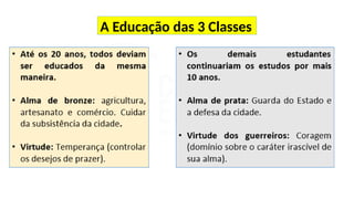 A Educação das 3 Classes
 