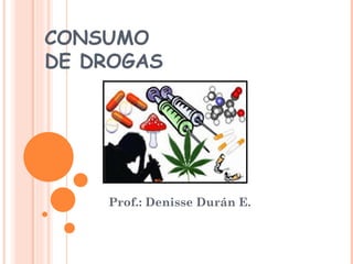 CONSUMO  DE DROGAS Prof.: Denisse Durán E.  