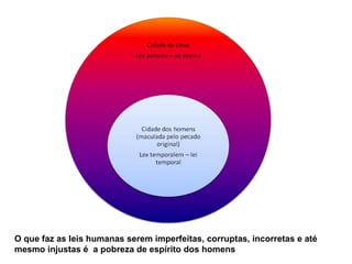 O que faz as leis humanas serem imperfeitas, corruptas, incorretas e até
mesmo injustas é a pobreza de espírito dos homens

 