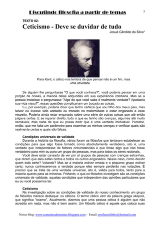 Filosofia apostila segundo ano | PDF